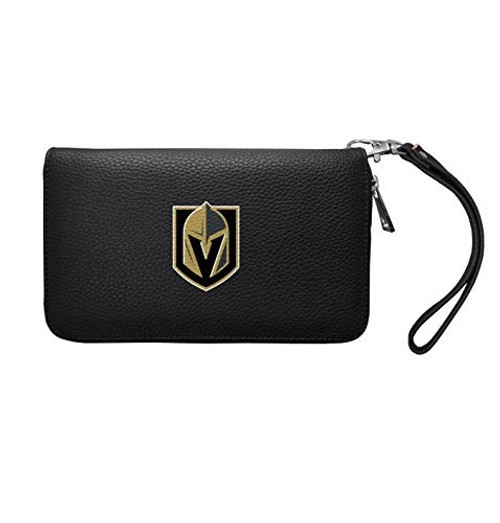 Littlearth NHL Vegas Golden Knights Zip Organizer Pebble Wallet Littlearth NHL Vegas Golden Knights Zip Organizer Pebble Wallet