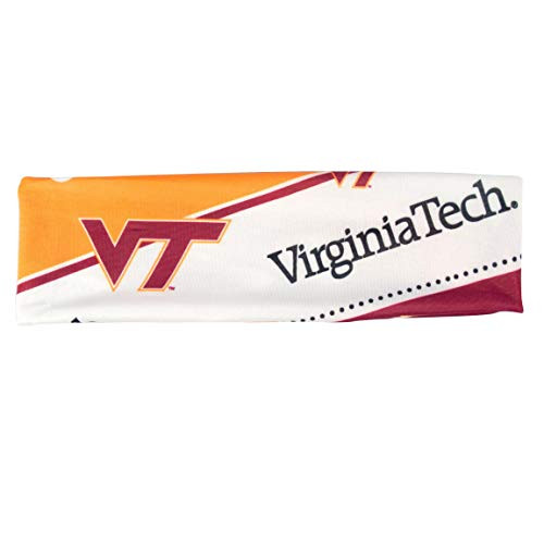 Littlearth NCAA Virginia Tech Hokies Stretch Headband, 8-inches by 4- inches by 0.2-inches