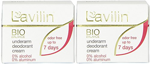 Now Solutions, Lavilin Deodorant Underarm Cream, Herbal, Odorless for Up to 7 Days, 12.5-Grams (2 Pack)