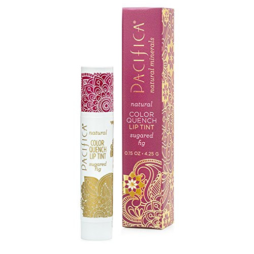 Pacifica Beauty Color Quench Natural Lip Tint, Sugared Fig, 0.15 Ounce