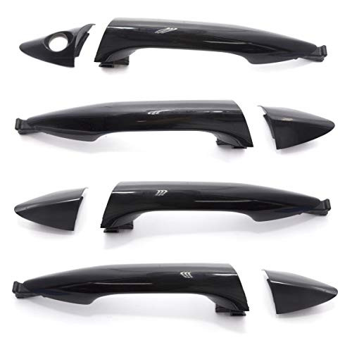 8Pcs Front Rear Left Right Exterior Door Handle Set Primed Black for Hyundai Elantra 2011 2015 8Pcs Front Rear Left Right Exterior Door Handle Set Primed Black for Hyundai Elantra 2011 2015