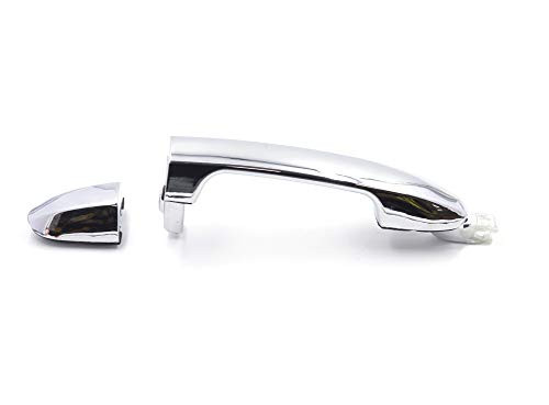 Otois Exterior Rear Right Passenger Side Chrome Door Handle 836602F011 836802F011 Compatible with Kia Spectra 2004 2009