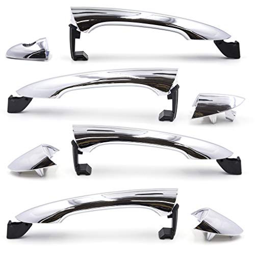 8Pcs Front Rear Left Right Exterior Chrome Door Handle Set for Hyundai Sonata 2011 2014 8Pcs Front Rear Left Right Exterior Chrome Door Handle Set for Hyundai Sonata 2011 2014