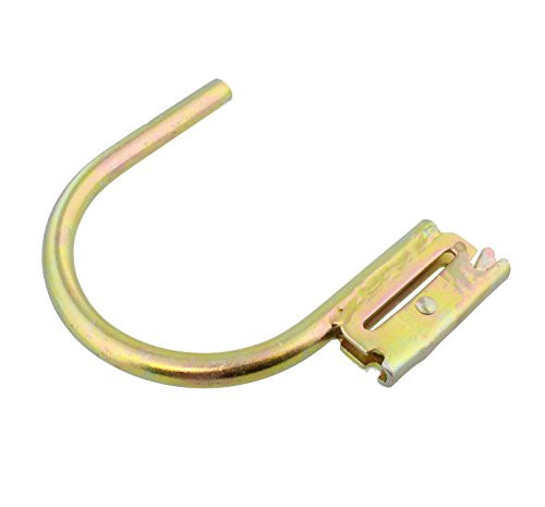 ABN U Hook Tie Down Anchor for E Track - 2 Pack U Bracket E Track Tiedown Anchor Fittings, Metal U Hooks for Storage