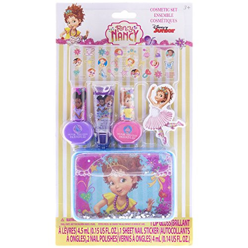 TownleyGirl Fancy Nancy nail polish and stickers with lip gloss and tin TownleyGirl Fancy Nancy nail polish and stickers with lip gloss and tin