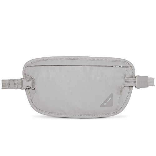 Pacsafe Coversafe X100 Anti-Theft RFID Blocking Waist Wallet, Neutral Grey, One Size