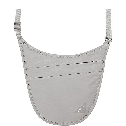 Pacsafe Coversafe V150 Anti-Theft RFID Blocking Holster, Neutral Grey