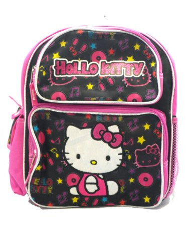 Small Size Black Felt Hello Kitty Backpack - Hello Kitty Bookbag