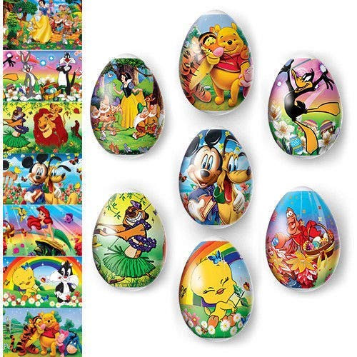 Diximus Heat Shrink Sleeve Decoration Easter Egg Wraps Pysanka Pysanky Cartoons