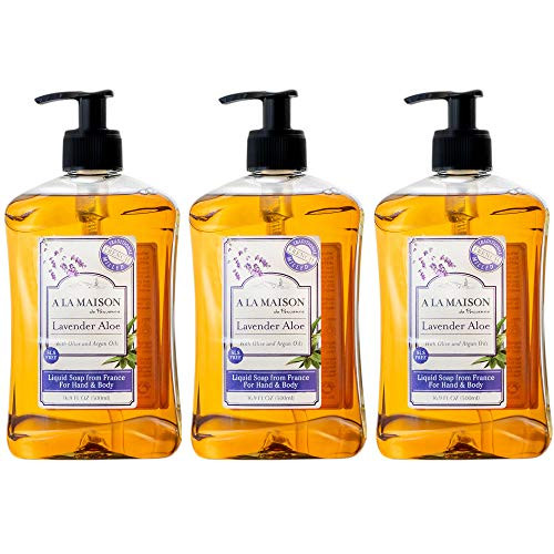 A La Maison de Provence Liquid Soap, Lavender Aloe, 16.9-Ounce Bottles (Pack of 3) A La Maison de Provence Liquid Soap, Lavender Aloe, 16.9-Ounce Bottles (Pack of 3)