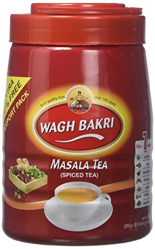 Wagh Bakri Masala Tea Spiced Tea Leaves in Export Pack,300 grams / 10.58 oz