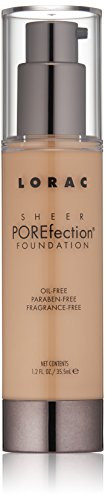 LORAC Sheer Porefection Foundation, Golden Light, 1.2 Fl Oz