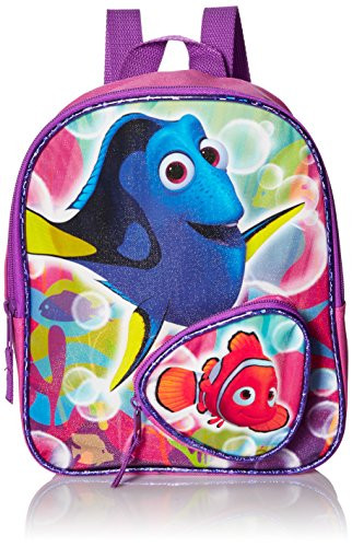 Disney Girls' Finding Dory 10 Mini Backpack Heart Shaped Pocket, Pink