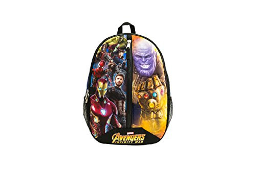 Marvel Boys' Avengers Infinity War Backpack with Lights, Blue, One Size