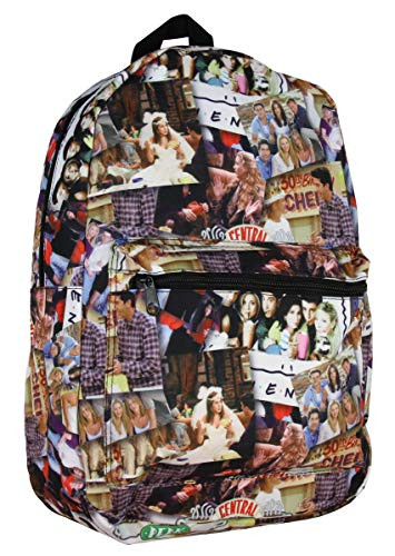 Friends TV Show Scenes All Over Collage Sublimated Print Backpack Bag