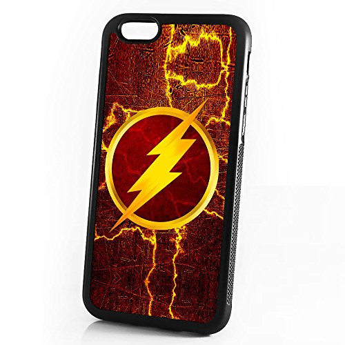 ( For iPhone 5 5S SE ) Durable Protective Soft Back Case Phone Cover - HOT30060 Superhero Flash