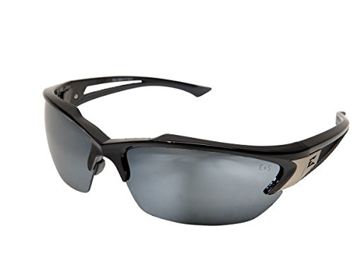 Edge SDK117 Khor Wrap-Around Safety Glasses, Anti-Scratch, Non-Slip, UV 400, Military Grade, ANSI/ISEA & MCEPS Compliant, 5.04" Wide, Black Frame/Silver Lens Edge SDK117 Khor Wrap-Around Safety Glasses, Anti-Scratch, Non-Slip, UV 400, Military Grade, ANSI/ISEA & MCEPS Compliant, 5.04" Wide, Black Frame/Silver Lens