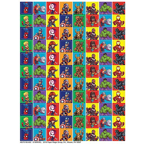 Eureka Back to School Classroom Supplies Marvel Super Hero Adventure Mini Sticker Book, 704 pcs