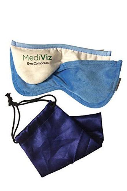 Mediviz Warm Compress Eye Mask - Moist Heat Compress for Irritated Eyes and Eyelid Lumps and Bumps