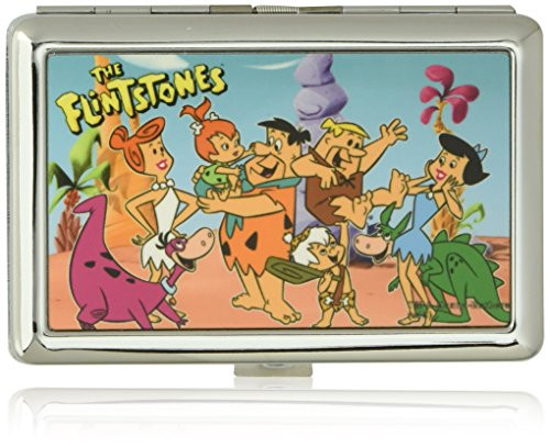 Buckle-Down Business Card Holder - THE FLINTSTONES Group Pose - Small