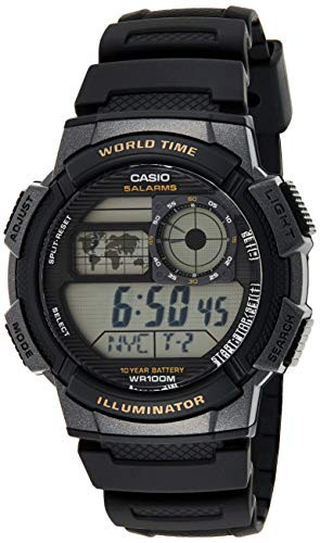 Casio Men's AE-1000W-1AVCF Resin Sport Watch with Black Band