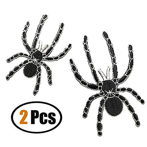 2 Pcs Cool Spider Delicate Embroidered Patches, Cute Embroidery Patches, Iron On Patches, Sew On Applique Patch,Cool Patches for Men, Women, Kids 2 Pcs Cool Spider Delicate Embroidered Patches, Cute Embroidery Patches, Iron On Patches, Sew On Applique Patch,Cool Patches for Men, Women, Kids