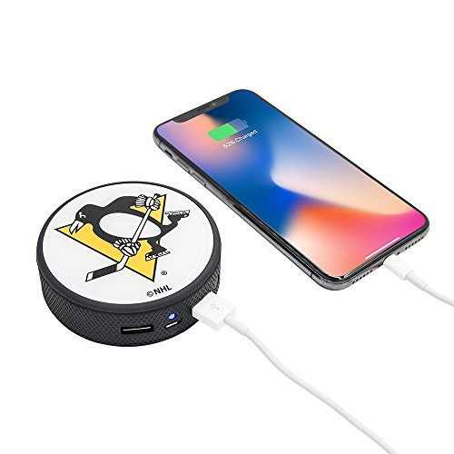 UPI Marketing NHL Pittsburgh Penguins Remote Phone Charger, Black