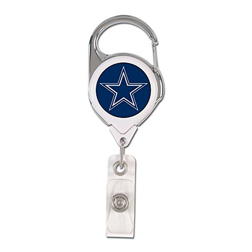 WinCraft NFL Dallas Cowboys Retractable Premium Badge Holder, Team Color, One Size WinCraft NFL Dallas Cowboys Retractable Premium Badge Holder, Team Color, One Size