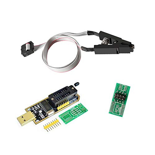 AiTrip CH341A 24 25 Series EEPROM Flash BIOS USB Programmer + SOIC8 Clip