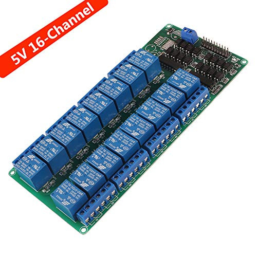 Organizer 5V 16-Channel Relay Interface Board Module Optocoupler LED LM2576 Power for Arduino DIY Kit PiC ARM AVR