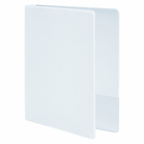 Wilson Jones 368 Basic Round Ring Binder, 2 Inch, White (W368-44NW)