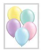 Qualatex 5" Balloons, Pastel Pearl Assortment - Pack of 100