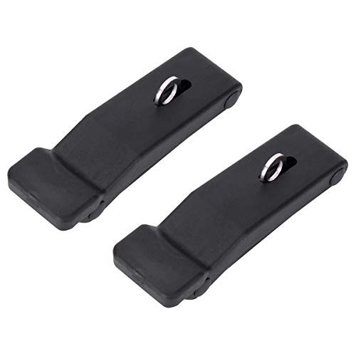 ADrivWell 2pcs Flexible Rubber Draw Latch Over-Center Boat Latch for for Door Handle Cooler, Boat Compartment,Cargo Box,Front Storage Rack