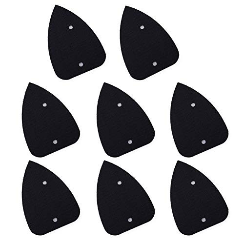 Mouse Detail Sander Replacement Backing Pad # 577044-01 by LotFancy, Pack of 8, for Black & Decker MS500