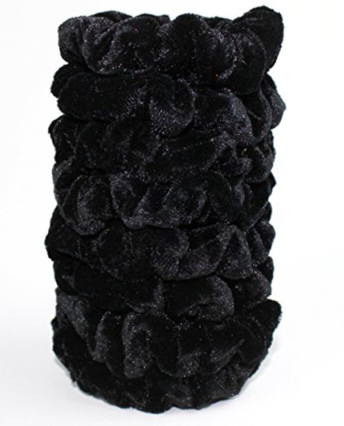 Syleia 8 Pcs Hair Scrunchies Velvet Elastic Hair Bands Scrunchy Hair Ties Ropes Scrunchie for Women or Girls Hair Accessories - 8 Black Color Scrunchies (8 PCS Velvet Hair Scrunchies) Syleia 8 Pcs Hair Scrunchies Velvet Elastic Hair Bands Scrunchy Hair Ties Ropes Scrunchie for Women or Girls Hair Accessories - 8 Black Color Scrunchies (8 PCS Velvet Hair Scrunchies)