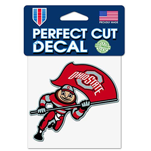 WinCraft Ohio State Buckeyes Brutus Buckeye 4x4 Perfect Cut Decal