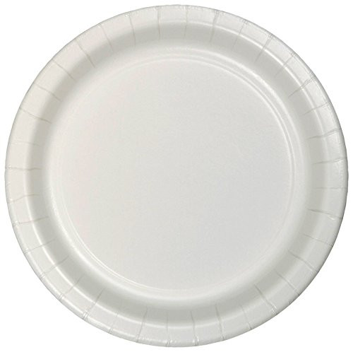 75-Count Value Pack Paper Dinner Plates, White