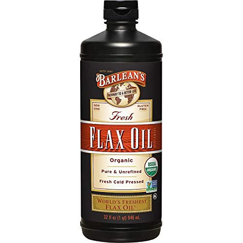 Barleans Fresh Organic Flax Oil, 32-oz