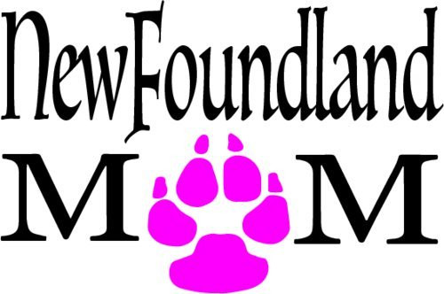 WickedGoodz Newfoundland Mom Sticker - Newfie Dog Breed Vinyl Decal - Perfect Pet Owner Gift WickedGoodz Newfoundland Mom Sticker - Newfie Dog Breed Vinyl Decal - Perfect Pet Owner Gift