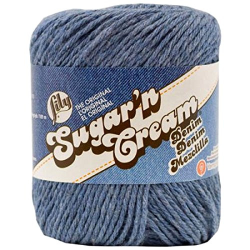 Sugar'N Cream Yarn - Solids Super Size-Blue Jeans