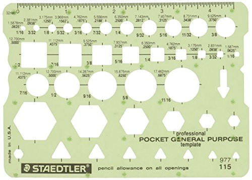 Staedtler Technical Drawing Template (977 115 02)