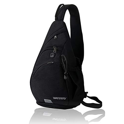 Waterfly Sling Backpack Sling Bag Crossbody Daypack Casual Backpack Chest Bag Rucksack