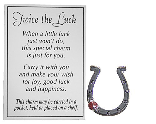 Twice The Luck Good Luck Pocket Charm (Horseshoe)