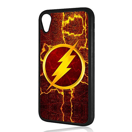 (for iPhone XR) Durable Protective Soft Back Case Phone Cover - HOT30060 Super Hero Flash