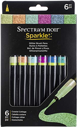 Spectrum Noir SPECN-SPA-CC6 (6PK) -Coastal Cottage Sparkle Pen