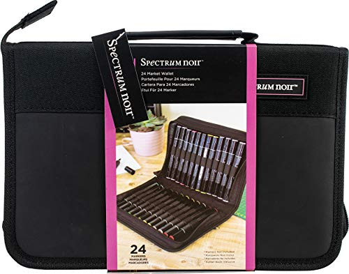 Spectrum Noir SPECTRM NOIR STORAGE WALLET, us:one size, Holds 24 Markers