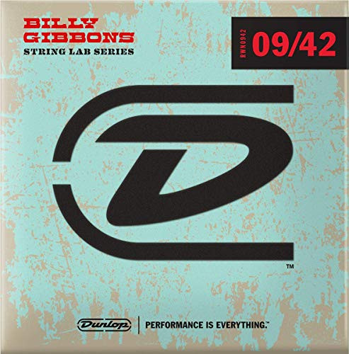 Dunlop RWN0942 Reverend Willy Nickel Plated Steel Electric Guitar Strings, Light, .009-.042, 6 Strings/Set