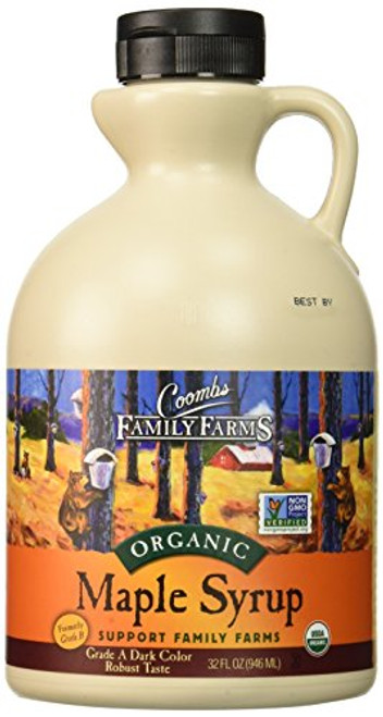 Coombs Family Farms Maple Syrup, Organic, Grade A, Dark Color, Robust Taste, 32 Fl Oz Coombs Family Farms Maple Syrup, Organic, Grade A, Dark Color, Robust Taste, 32 Fl Oz