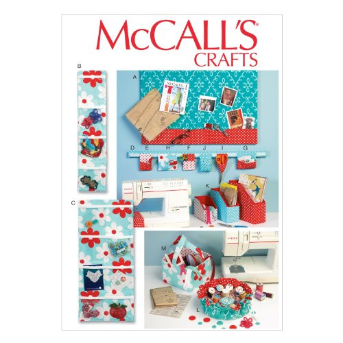 McCall Pattern Company M6909 Organizer and Storage Bins Sewing Template, One Size Only