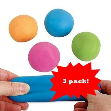 Shindigz Pull and Stretch Bounce Ball - 3 Pack